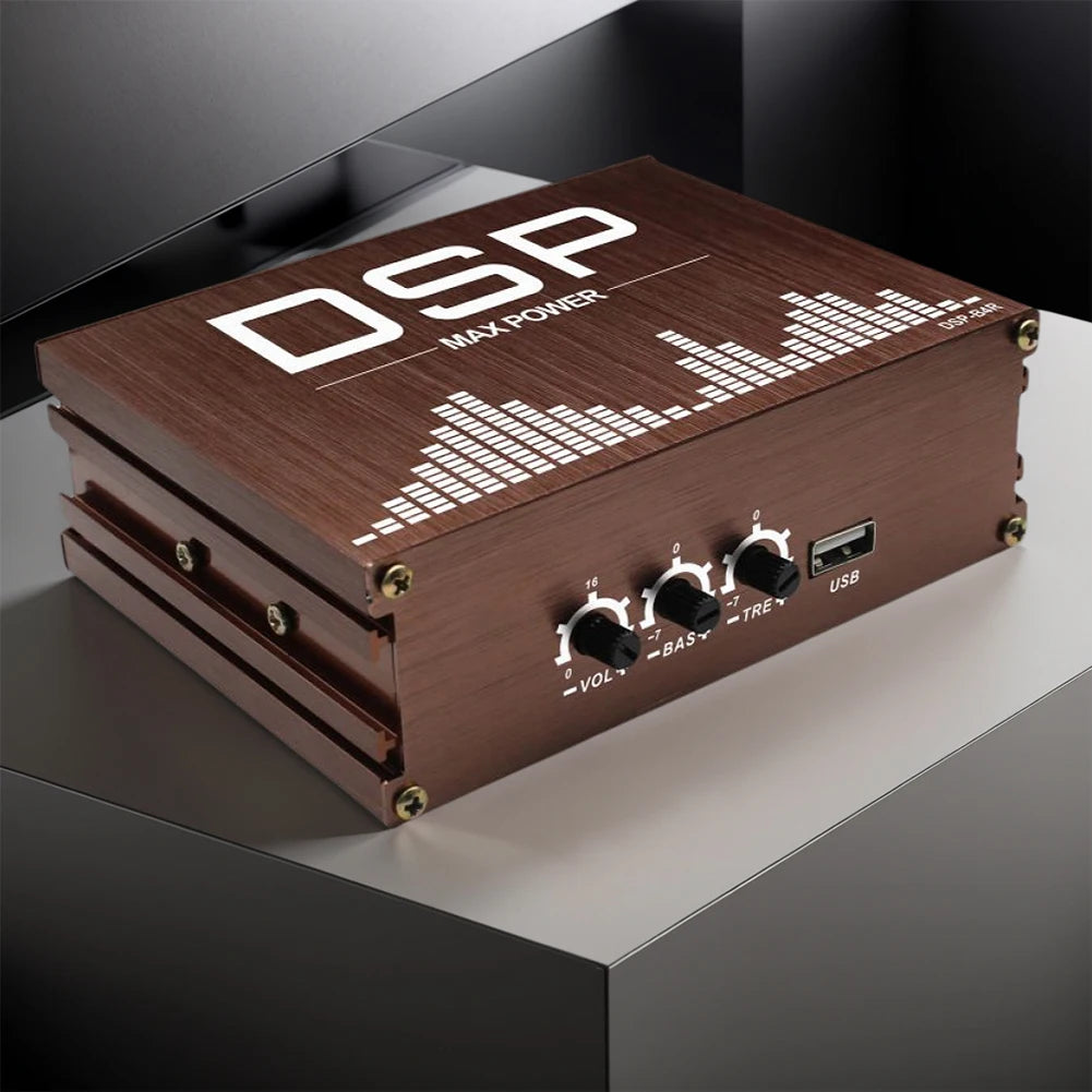 4x50W Car DSP Digital Audio Processor Support APP Control DSP Car Power Amplifier Audio Digital Sound Processor Car Accessories