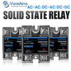 SSR-25DA SSR-40DA SSR-40AA SSR-40DD SSR 10A 25A 40A 60A 80A 100A DD DA AA Solid State Relay Module for PID Temperature Control