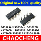 (10piece)100% New SG3525AN SG3526N SG3524N  KA7500B DIP SG3525A SG3524DR KA7500B SG3525A L293D L293B SOP-16 Chipset