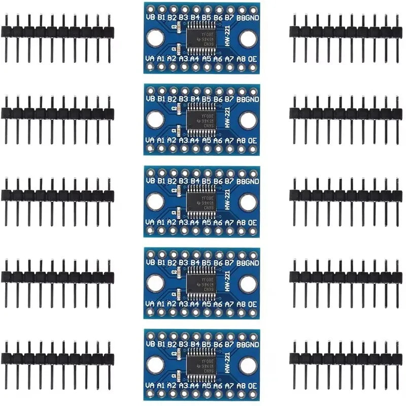 5pcs TXS0108E 8 Channel Logic Level Converter Bi-Directional High Speed Full Duplex Shifter 3.3V 5V for Arduino Raspberry Pi