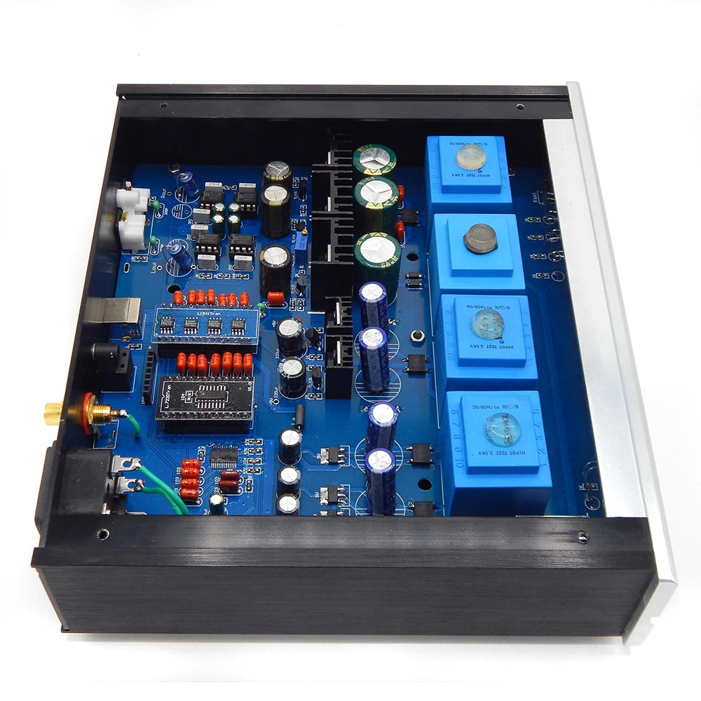 TDA1541 I2S IIS DOP Coaxial Fiber SPDIF Digital Audio DAC Decoder Board For HiFi home amplifier system Support 16Bit 48Khz