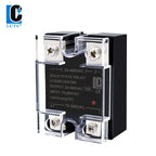 LCTC SSR Solid State Relay 10A 25A 40A 60A 80A 100A 120A 200A 240A Single Phase Control Relay DC TO AC DC TO DC AC TO AC 3-32VDC
