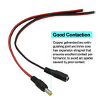 10/20/50PCS 12V Dc Connectors Male Female Jack Cable Wire Line Adapter Plug Power Supply 5.5 x 2.1mm