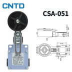CNTD CSA-051 Adjustable Swing Rod Plastic Roller Limit Switch IP66 Waterproof 1NO 1NC 10A 250V Industrial Position Switch M18