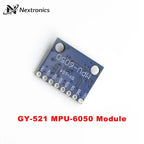1/3/5/10PCS GY-521 MPU6050 6DOF IMU Module 3 Axis Accelerometer Gyroscope Sensor I2C for Arduino ESP32 Raspberry Pi