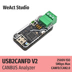 WeAct USB to CAN Module V2 USB to CANFD CANBUS Analyzer Debugger SLCAN Cangaroo