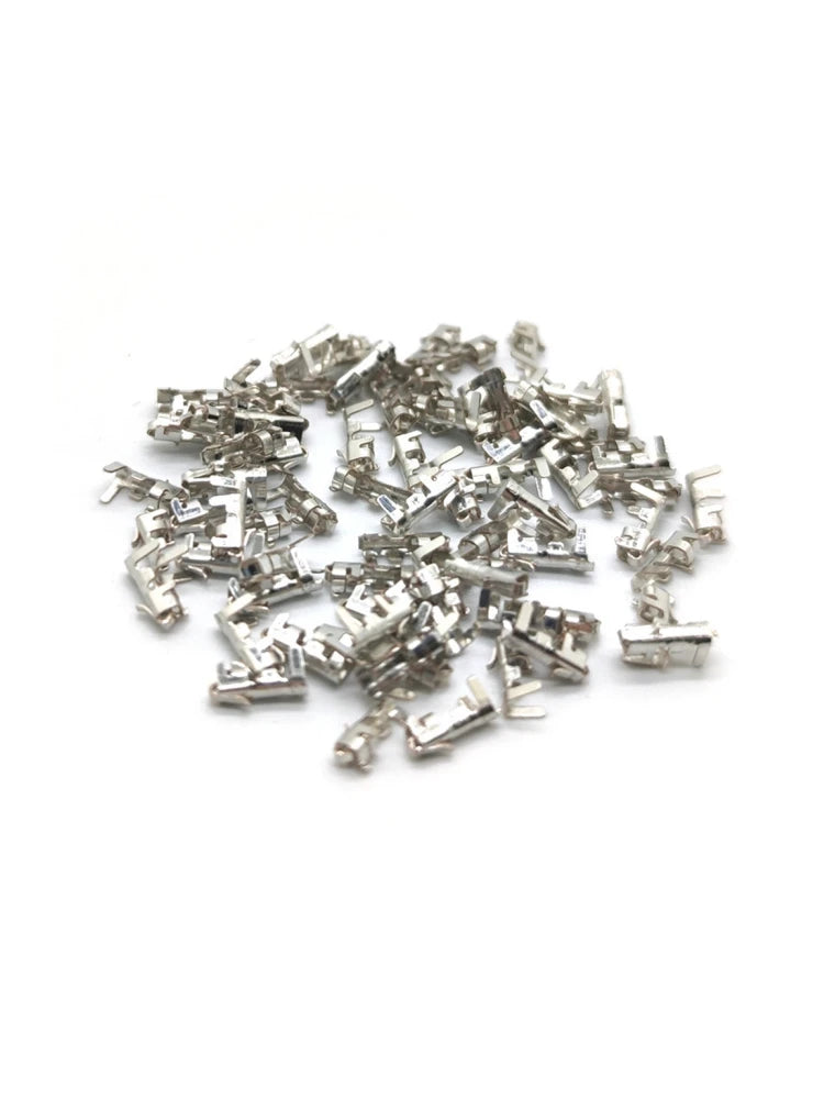 PH 2.0 & XH 2.54 Female Crimp Terminals - Metal Connector Pins, Compatible with PH 2.0mm / XH 2.54mm Pitch Female Socket Housing