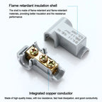 T-type Quick Terminal Block Quick Electrical Cable Splice High Power Fast Connector Wire Connector Electrical