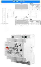 DR-60W Output 5V 12V 15V24V DIN Rail Switching Power Supply 24V DC 220V to 12V Transformer 5V Module Power Supply Box