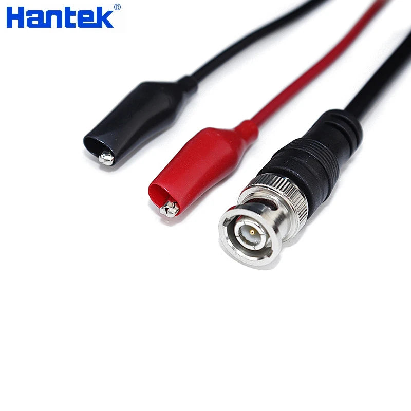 Digital Oscilloscope BNC Probe Test Leads Coaxial Q9 Male Plug to Dual Alligator Crocodile Clip Test Line Cable HT324