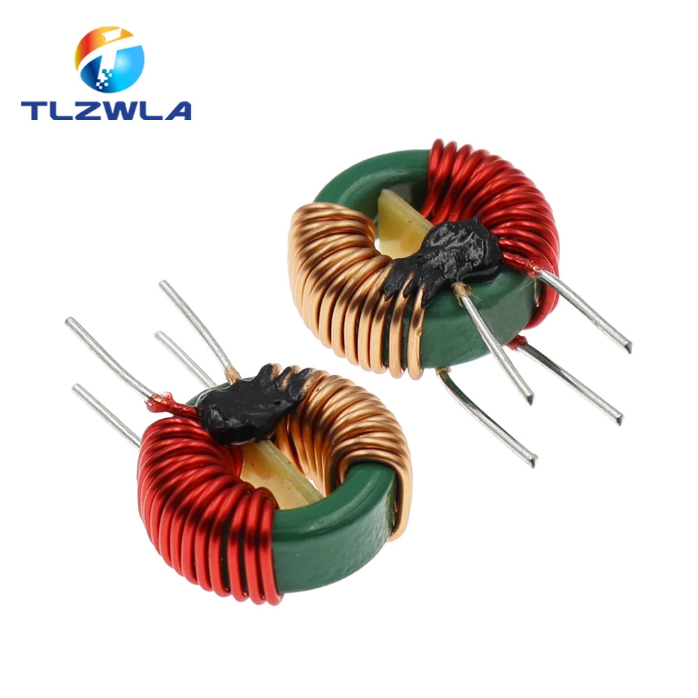 Toroidal Common Mode Inductor 2mH - 14x9x5mm Ferrite Core, 0.7mm Single-Layer Winding,High Current 5A Choke