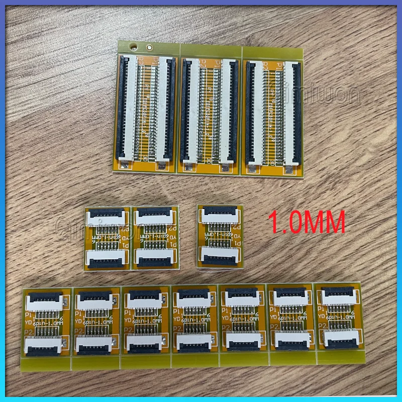 2PCS/LOT FPC Extension Board FFC Flexible Flat Cable Adapter Board 1.0/0.5mm Pitch Flat Cable 4P/8P/10P/20P/40P/60P