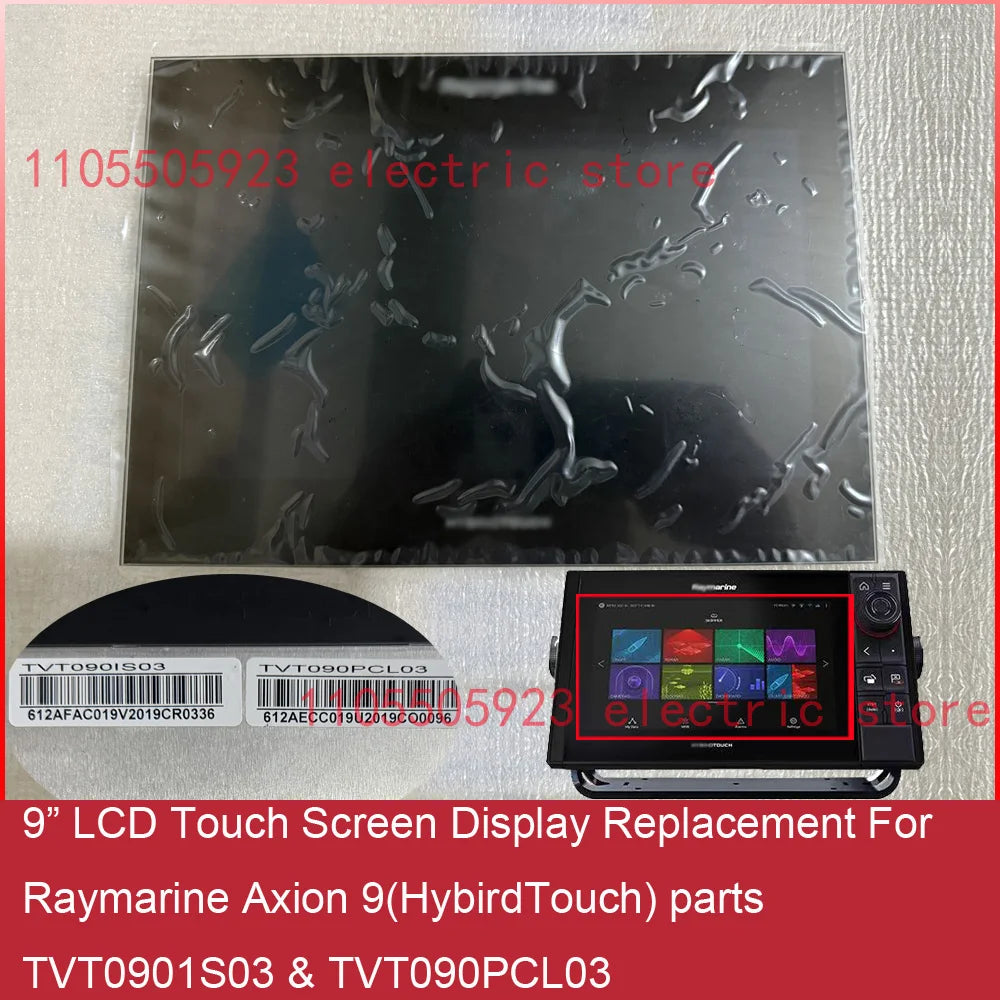 9" LCD Touch Screen Display Panel Replacement Accessories Compatible For Raymarine Axion 9 Part TVT0901S03 & TVT090PCL03