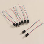 5Pcs 4*8mm 3V Mini DC Coreless Vibration Motors with Eccentric Wheels, for DIY Toys and Massagers