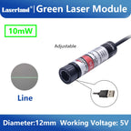 Red Green Dot Line Cross Laser Module Laser Head for Quilting Laser Fabric Marking Locator Positioner