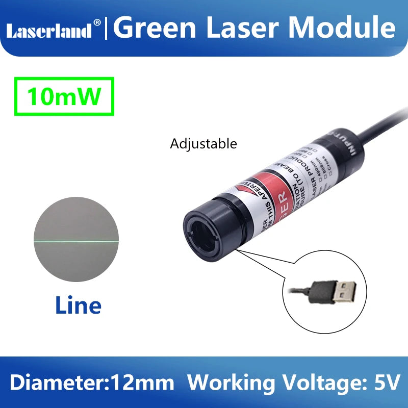 Red Green Dot Line Cross Laser Module Laser Head for Quilting Laser Fabric Marking Locator Positioner