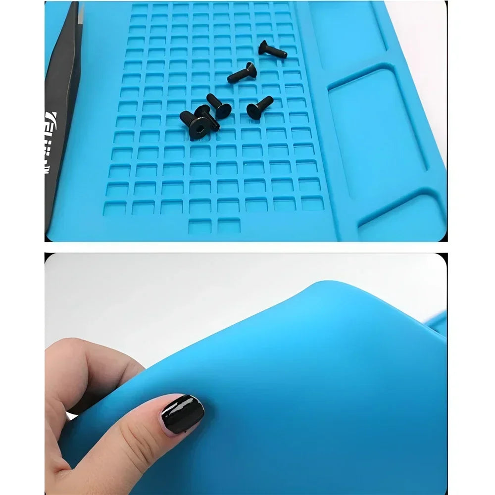 ESD Heat Resistant 932℉ Soldering Mat Job Tools Computer Phone Repair Kit Working Repair Pad Heatresistant Maintenance Platform
