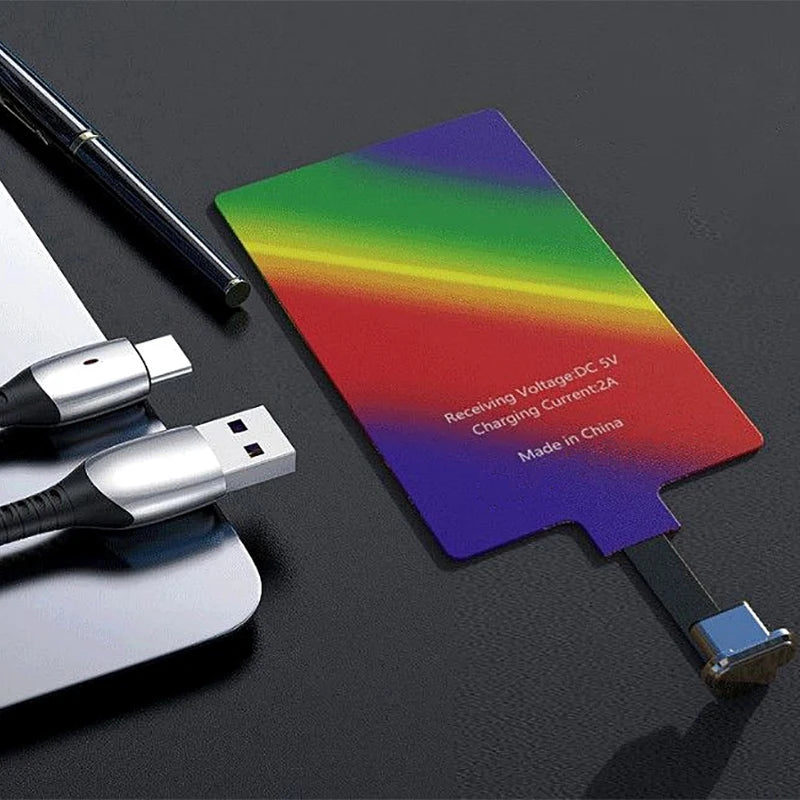 Wireless Charging Fast Charger Receiver Coil 10W 5V 2A Universal USB Type C Type-C Port Charge For Huawei P20 P10 Samsung Xiaomi