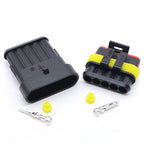 20/50/100Sets 1.5 Series AMP Automobile Connectors 1/2/3/4/5/6 Pin Super Seal Waterproof  Electrical Wire Connector PA66 Nylon
