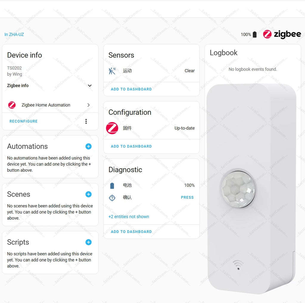 Zigbee 3.0 PIR Motion Sensor Smart Home Human Body Infrared Detector Security  Works With Yandex Zigbee2MQTT Home Assistant