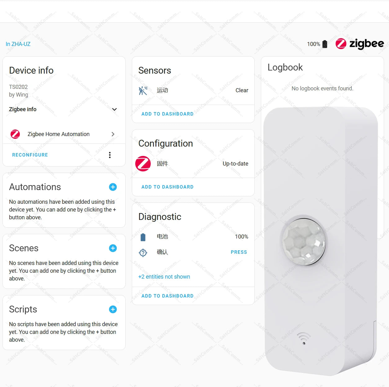 Zigbee 3.0 PIR Motion Sensor Smart Home Human Body Infrared Detector Security  Works With Yandex Zigbee2MQTT Home Assistant