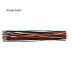 100PCS MX3.0 Male Female Terminal Single head 1007-20AWG Line Wire Tail Tinned Single Wire Harness Length 20CM