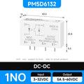 ENMG PCB Pin - Type Solid - State Relay PM5D  3 - 32Vdc Non - Contact, DC - DC Control (5A 24V Compatible)