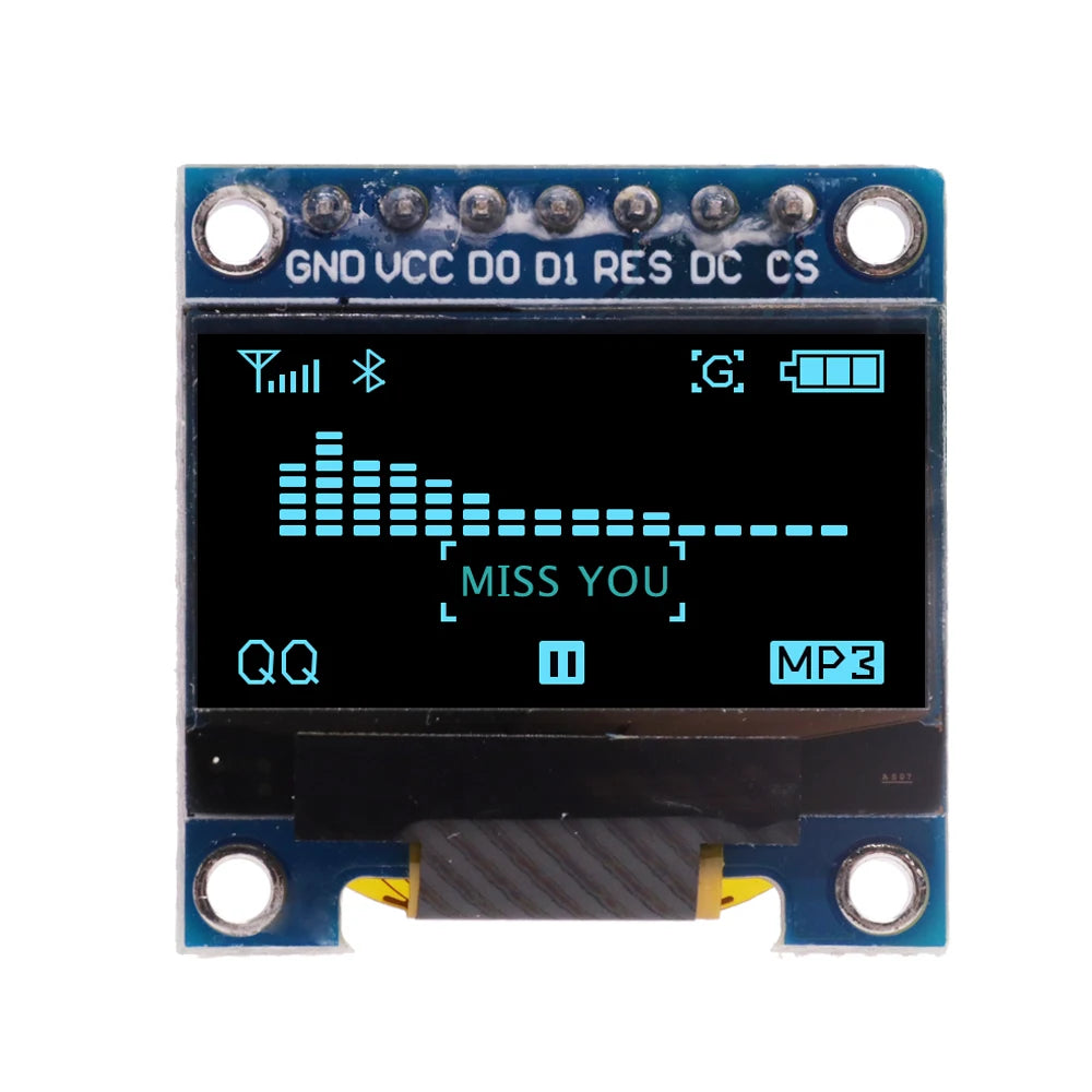 0.96 inch IIC Serial 4pin 7Pin White/Blue/Yellow OLED Display Module 128X64 I2C SSD1306 LCD Screen Board for arduino oled