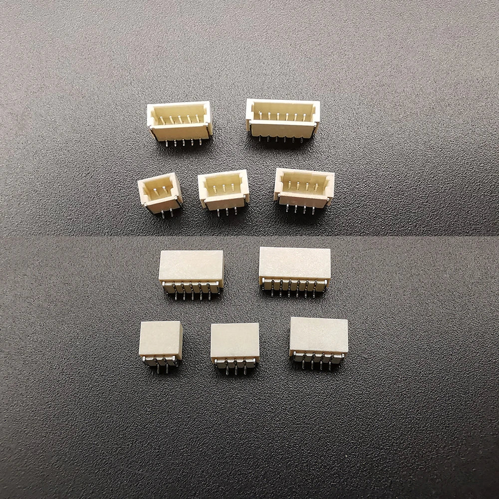 10/50Pcs SH/JST/ZH/PH/XH Pitch 1.0mm 1.25mm 1.5mm 2.0mm 2.54mm 2/3/4/5/6Pin Horizontal Vertical Male Pin Header Socket Connector