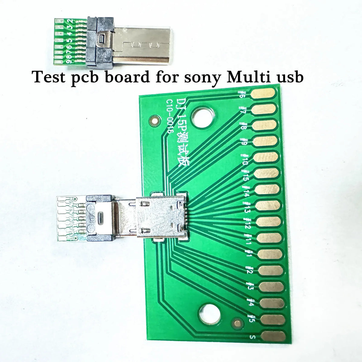 For Sony Camera Camera plug Multi  USB Female Socket Detection Multi 15-pin USB Plug (male)DIY Welding Wire Suitable
