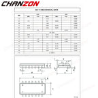 Origin SOP-8 10/20PCS AO4606 AO4614B AO4614 Complementary Trench MOSFET SOP-14 LM324DR2G Quad Operational Amplifier Transistor