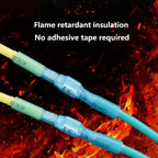 50Pcs Heat Shrink Insulated Spade Terminals Male Female Splice Cable Kit Fast Disconnect Butt Wire Connectors Waterproof