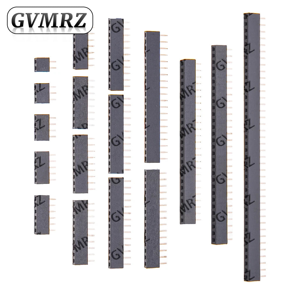 1X 2X/2/3/4/5/6/8/10/40 PIN Single Row Straight FEMALE PIN HEADER 2.0MM 2MM Strip Connector So