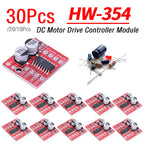 10/20/30Pcs L298N DC Motor Drive Controller Module PWM Speed Mini Stepping Motor Drive Board Dual H Bridge 2 Channel for Arduino