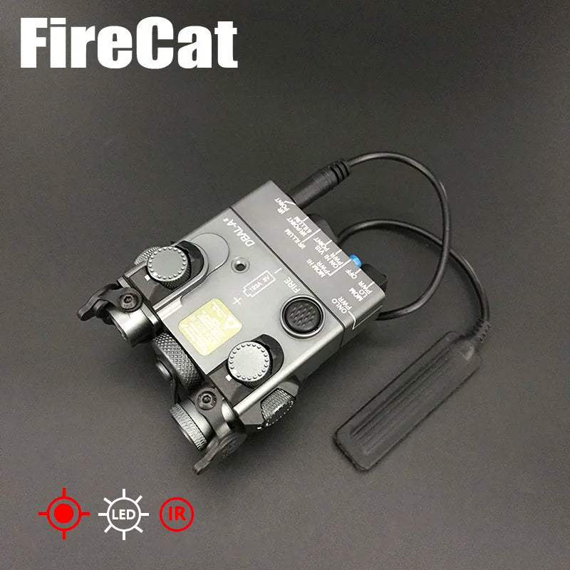 Sotac Full Metal DBAL-A2 Red Green Laser Sight Advance 2 Visible / IR Dual Beam Aiming PEQ-15 Otal Infrared Laser Light Airsoft