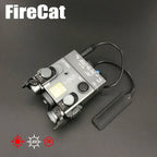 Sotac Full Metal DBAL-A2 Red Green Laser Sight Advance 2 Visible / IR Dual Beam Aiming PEQ-15 Otal Infrared Laser Light Airsoft