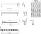 10Pcs 2.0 2mm Pitch FC 2X3/4/5/6/7/8/10/12/13/15/17/20/25 Pin IDC Female Header Socket Connector For 1.0mm Flat Cable