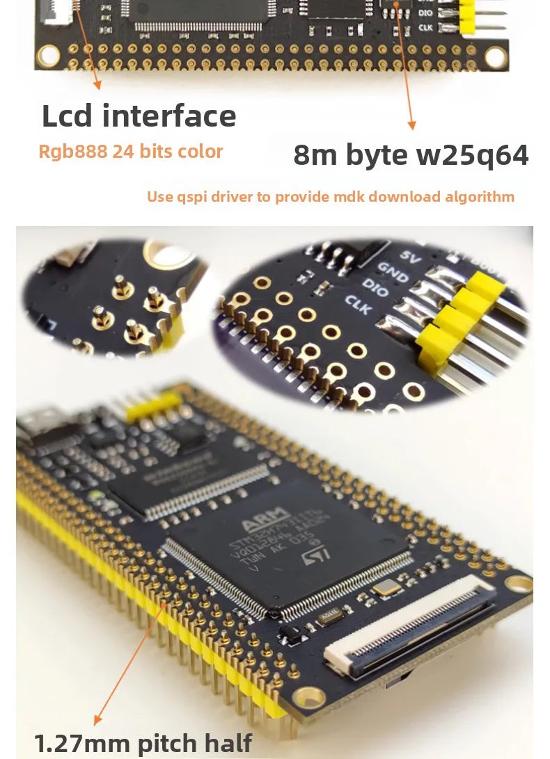 STM32H743IIT6 Core  System Learning Board STM32 Development Board Module