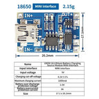 10PCS Micro/TYPE-C/MINI USB 5V 1A 18650 TP4056 Lithium Battery Charger Module Charging Board With Protection Dual Functions XCW