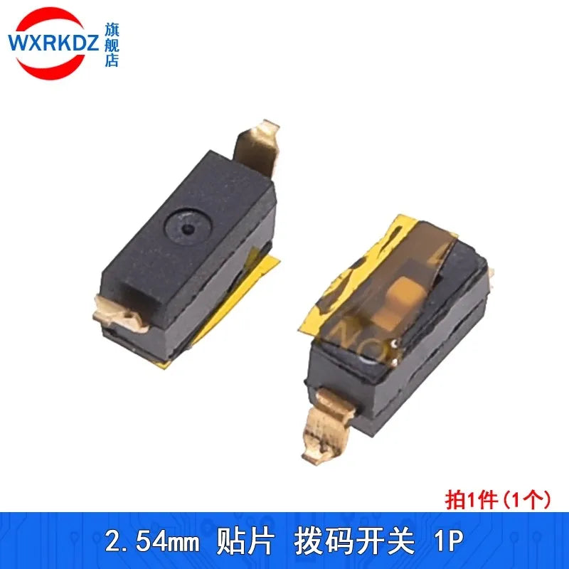 10pcs SMD SMT Slide Type Switch 1P 2P 3P 4P 5P 6P 8P 10P 2.54mm Position Way DIP Black Pitch Toggle Switch Black Snap Switch