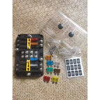 8 Way 12 Way 16 Way Blade Fuse Box 12V/24V Automotive Fuse Holder for Car Truck Boat