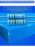 20PCS 2W 1% Metal Film Resistor 2W 1Ω - 4.7MΩ 1 4.7 10 47 100 200 220 300 330 470 680 910 1K 2.2K 4.7K 10K 15K 100K 470K 1M ohm