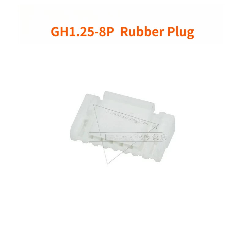 100PCS   GH1.25 Locking Connector with Buckle  2 3 4 5 6 8p Horizontal/vertical Mounting  Rubber Shell  Terminal