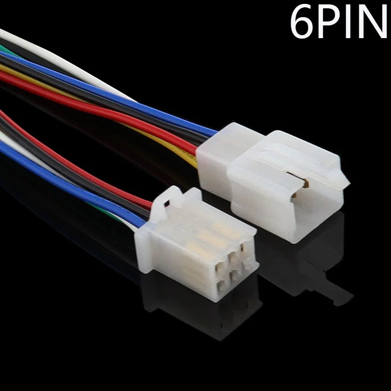 1set 2.8mm 2/3/4/6/9 pin Automotive Quick connection Electrical wire connector Male Female cable terminal plug Kits Motorcycle