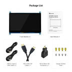 7inch RC070N IPS Raspberry Pi Monitor 7" Touch Display 1024×600 monitor with 9 OSD Languages