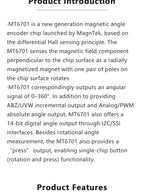 MT6701QT Magnetic Rotary Encoder Sensor Module 14-bit High Precision SPI/I2C Interface Alternative To AS5600
