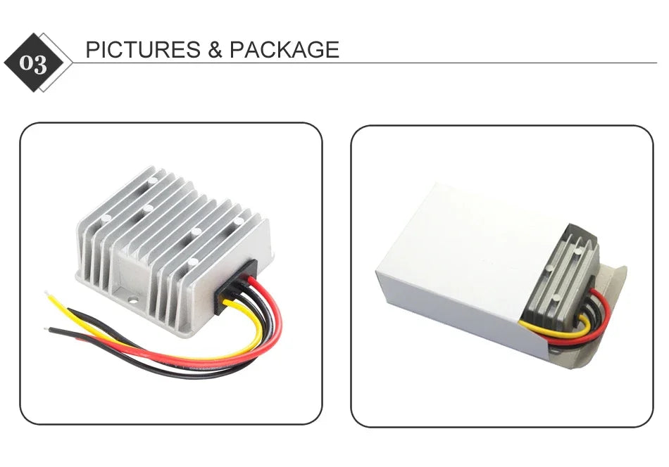 24V to 12V 30A 10A 15A 20A Battery Buck Regulator 12V Car Power Supply DC DC Converter Step Down 24 Volt Reducer