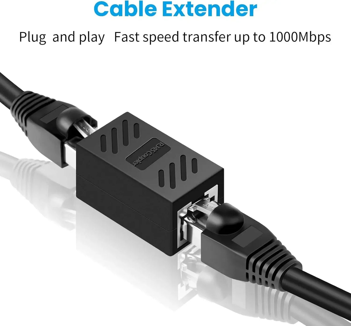 RJ45 Coupler Ethernet Cable Connectors Female To Female 1000Mbps High-speed Network Extender Adapters for Cat7/Cat6/Cat5/Cat5e