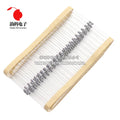 20pcs 1/4W 5% 0.25W Wire Wound Resistor Fuse Winding Resistance 0.5R 10R 0.5 1 2.2 3.3 3.9 4.7 5.1 10 ohm
