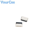 10PCS FFC/FPC Connector Flat Cable Socket 0.5MM Adapter 4/6/8/10/12/14/16-30/32/40/50/60 Pin Back Flip Front Insert Horizt